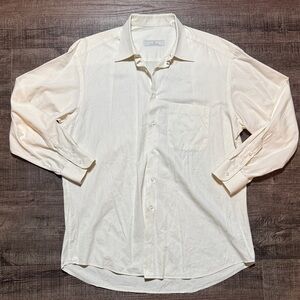 Ermenegildo Zegna Cream Men's Shirt